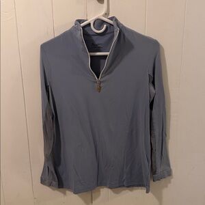 Tailored Sportsman Woman’s Equestrian Riding Shirt. Light Blue Size Medium. GUC.